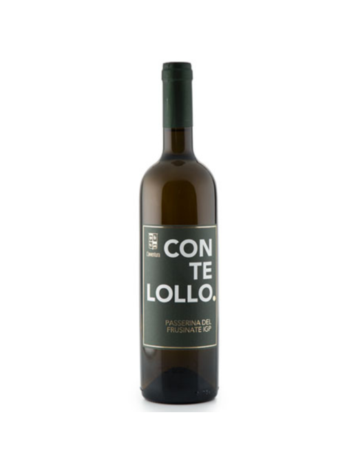 Bottiglia Con te Lollo, Passerina del Frusinate IGP.